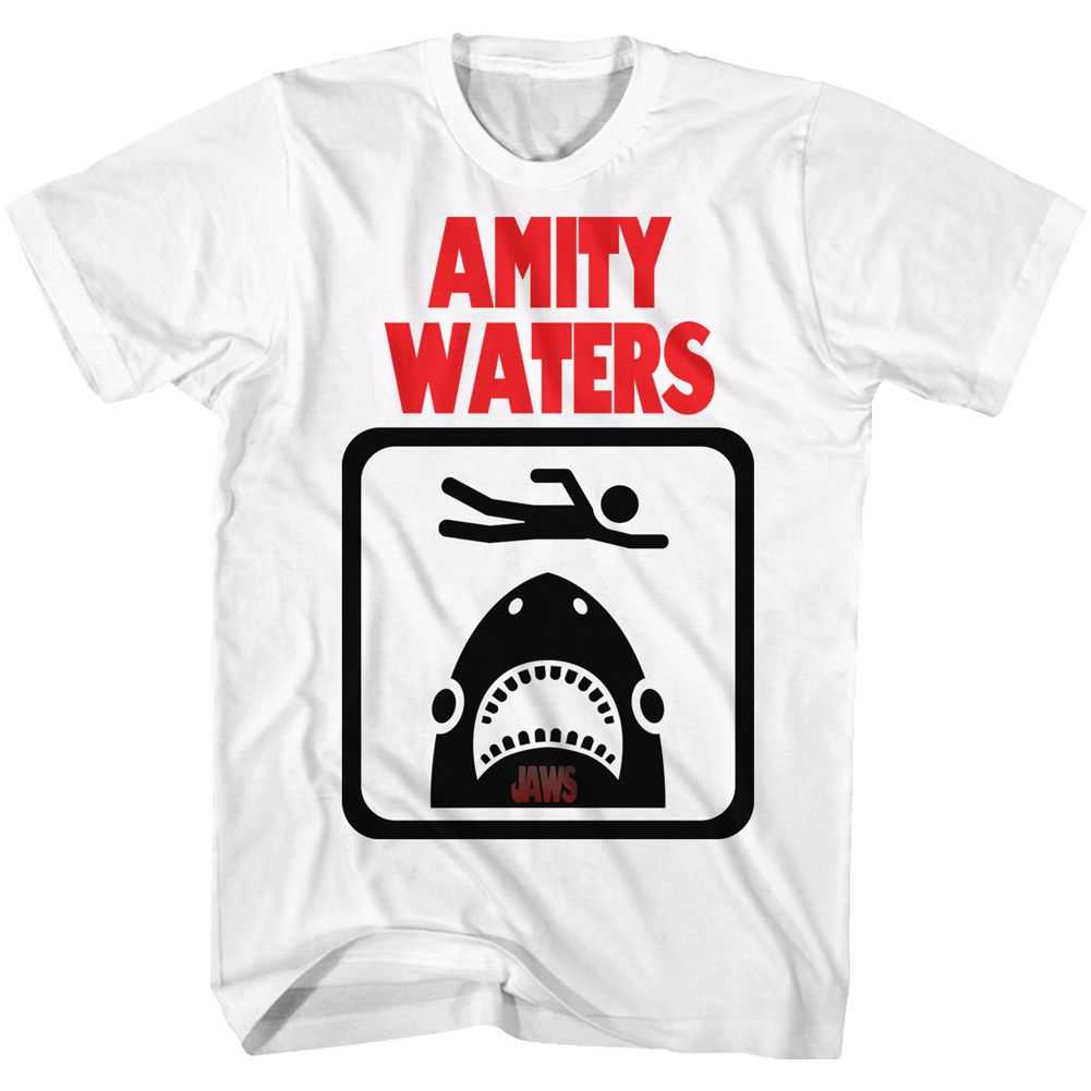 Jaws - AMITY WATERS Adult Shirt