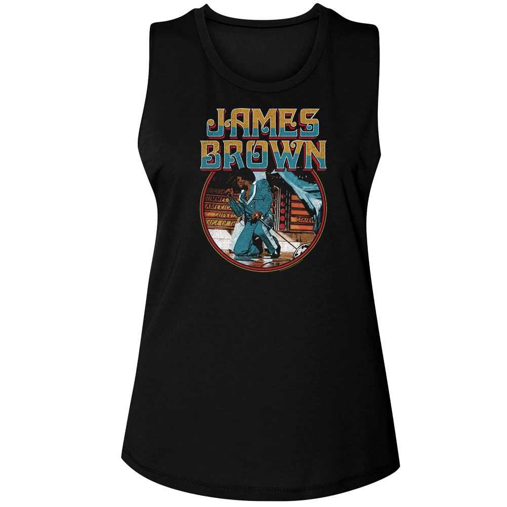James Brown - JAMES BROWN KNEEL CIRCLE Adult Shirt
