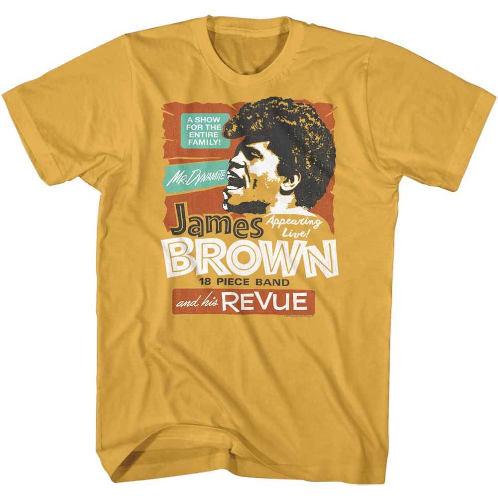 James Brown - JAMES BROWN REVUE Adult Shirt