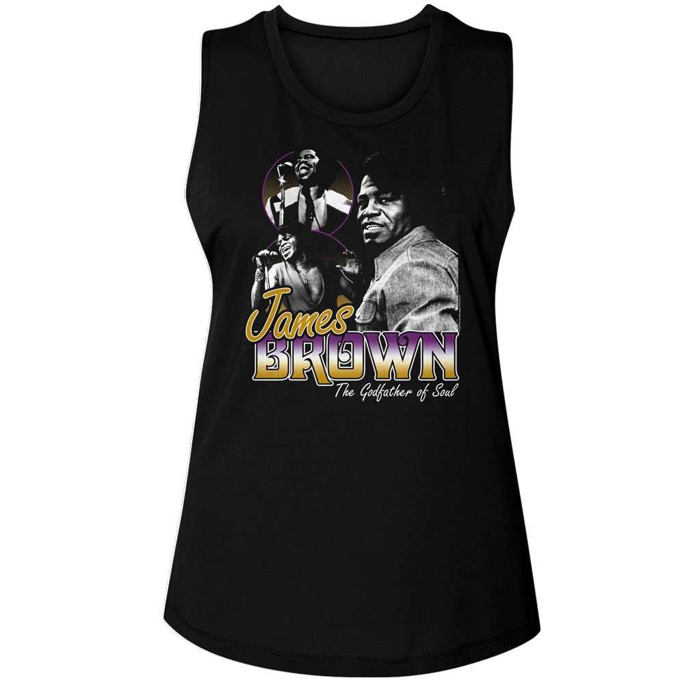 James Brown - JAMES BROWN GODFATHER OF SOUL Adult Shirt