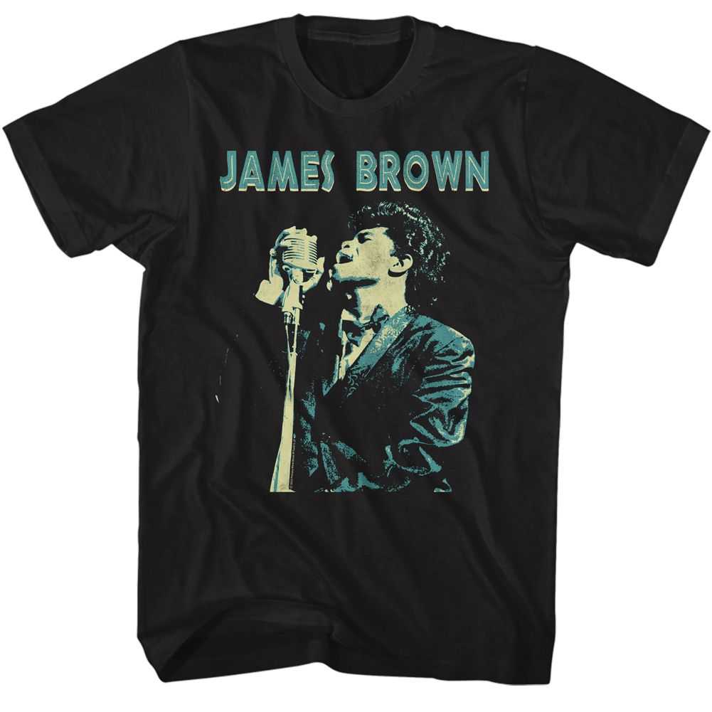 James Brown - JAMES BROWN JB SINGING Adult Shirt