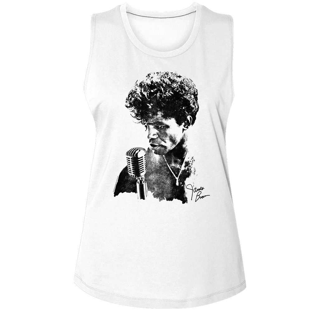 James Brown - JAMES BROWN JB MICROPHONE Adult Shirt