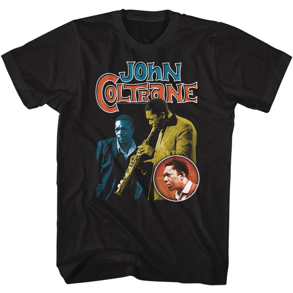 John Coltrane - JOHN COLTRANE THREE PICS Adult Shirt