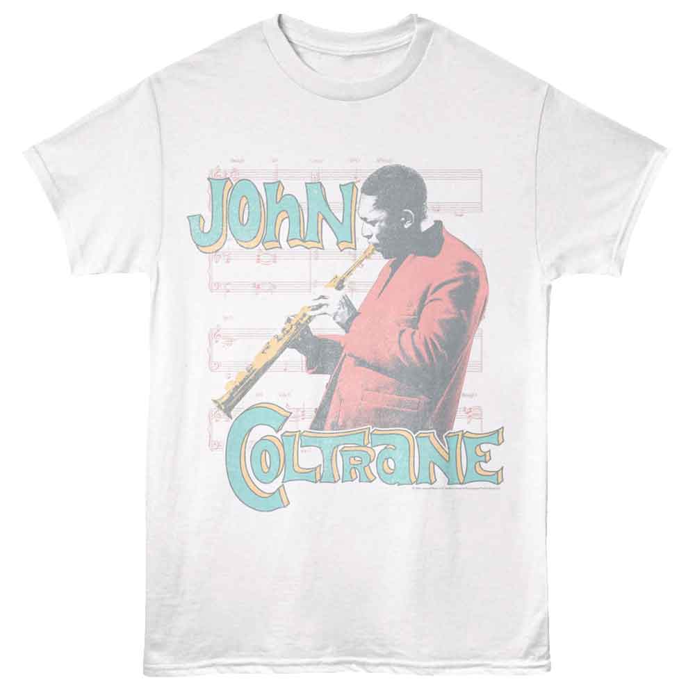 John Coltrane - JOHN COLTRANE PASTEL PLAYING Adult Shirt