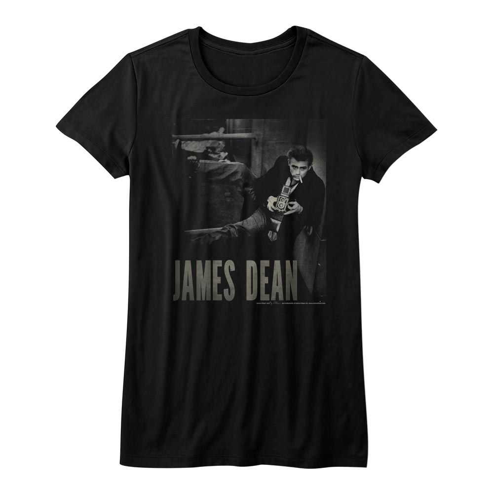 James Dean - CAMERA Adult Shirt