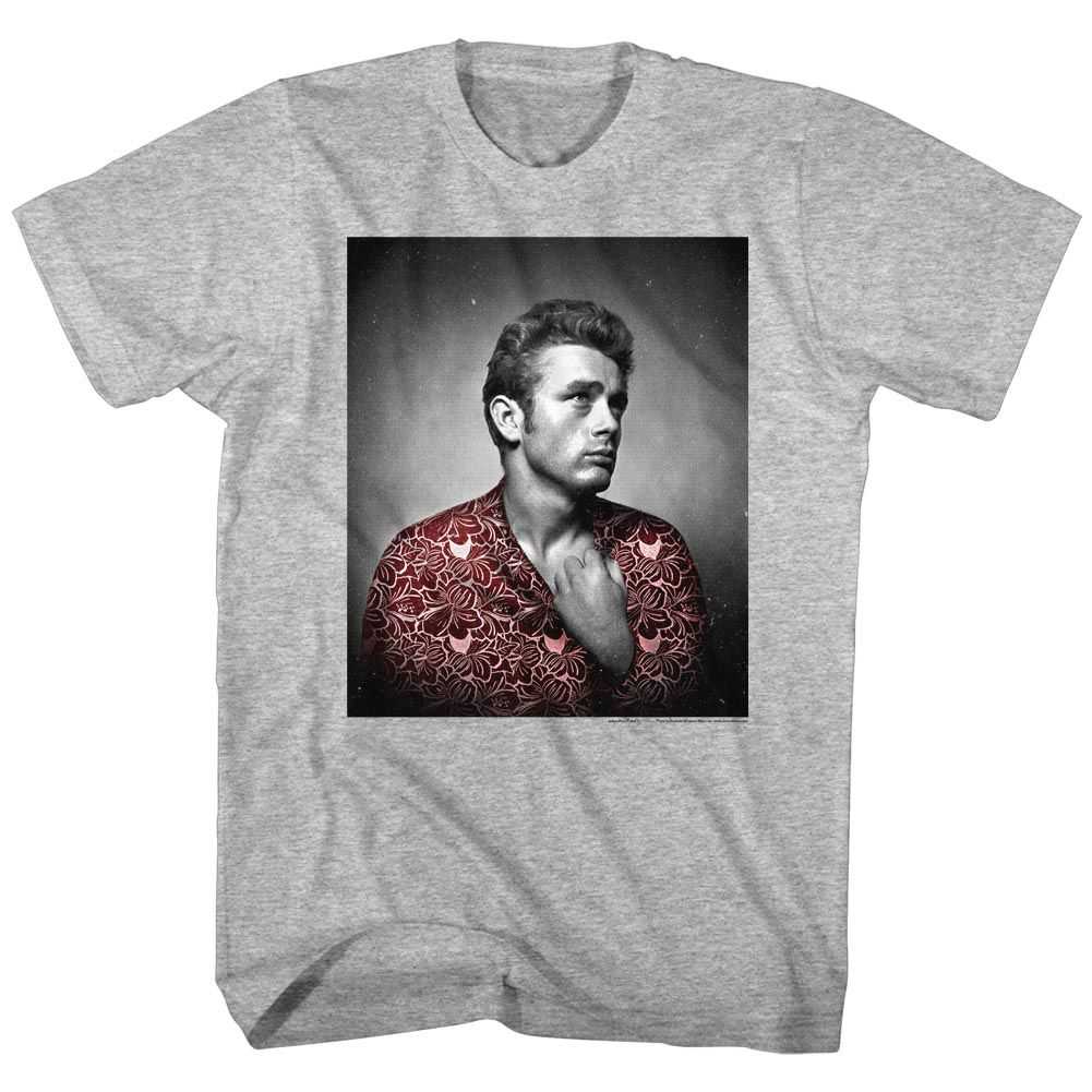 James Dean - RD FLOWER PRINT Adult Shirt