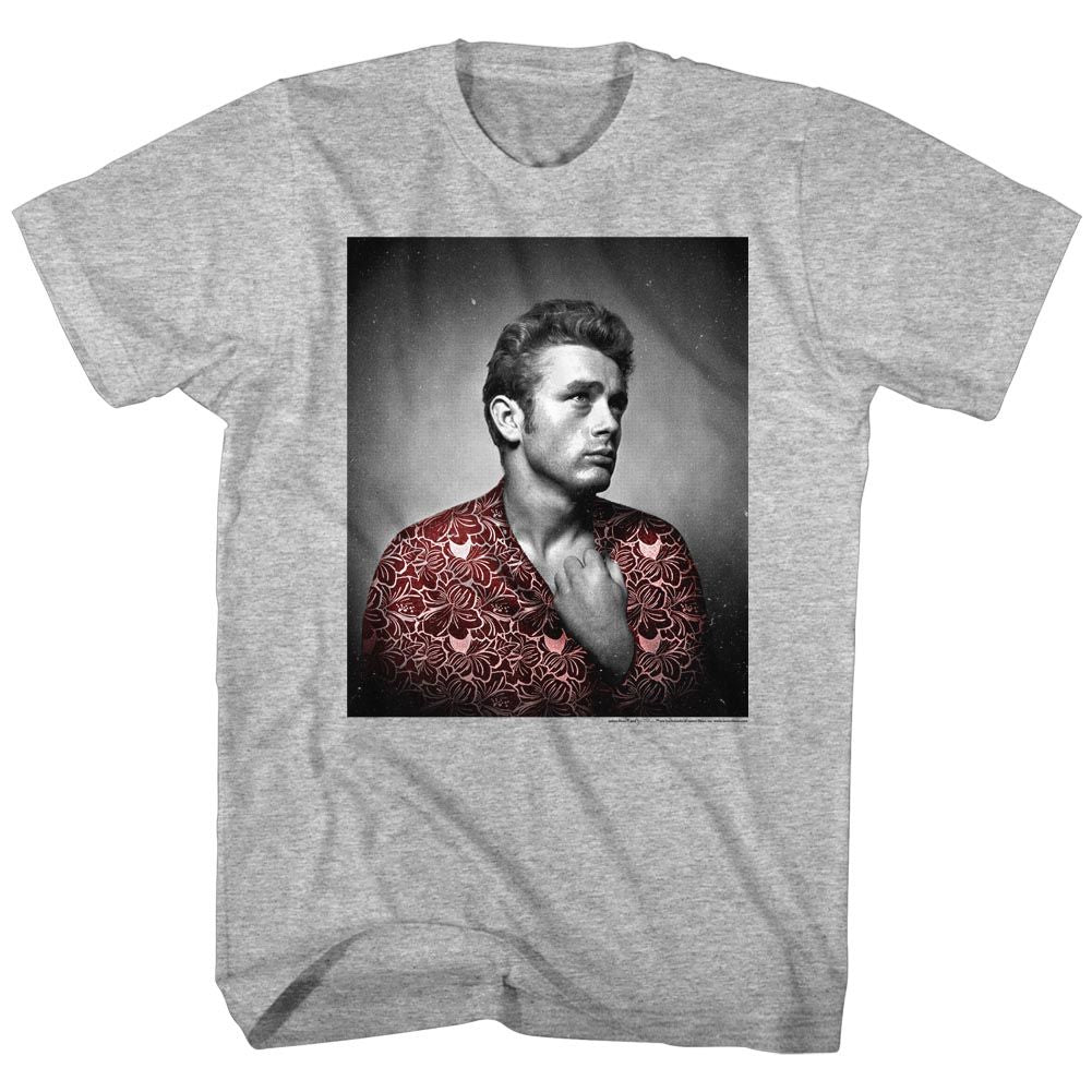 James Dean - RD FLOWER PRINT Adult Shirt