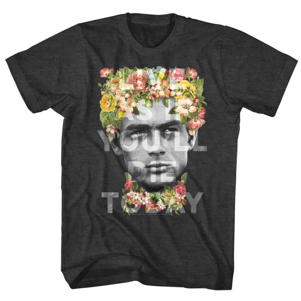 James Dean - FLOWER CROWN Adult Shirt