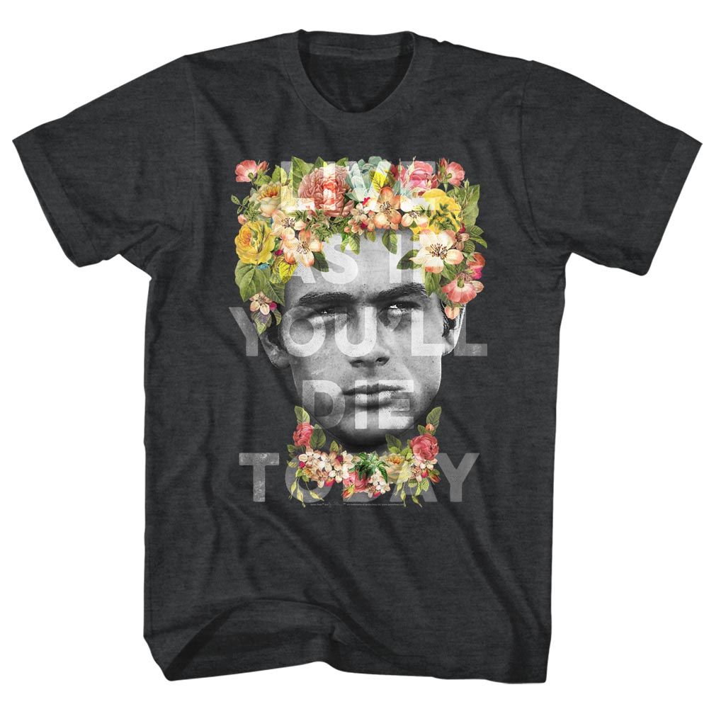 James Dean - FLOWER CROWN Adult Shirt
