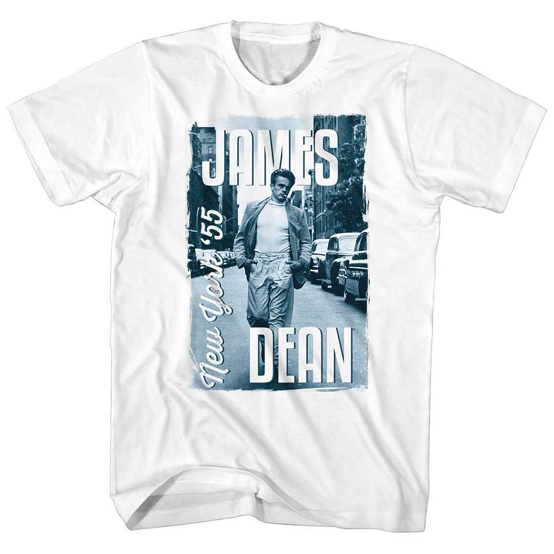 James Dean - JAMES DEAN 55 Adult Shirt