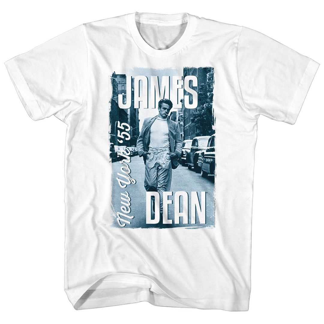 James Dean - JAMES DEAN 55 Adult Shirt