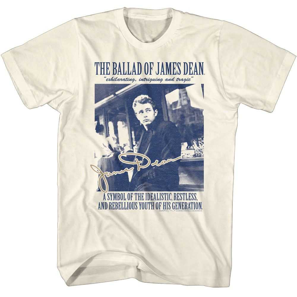 James Dean - JAMES DEAN THE BALLAD OF Adult Shirt