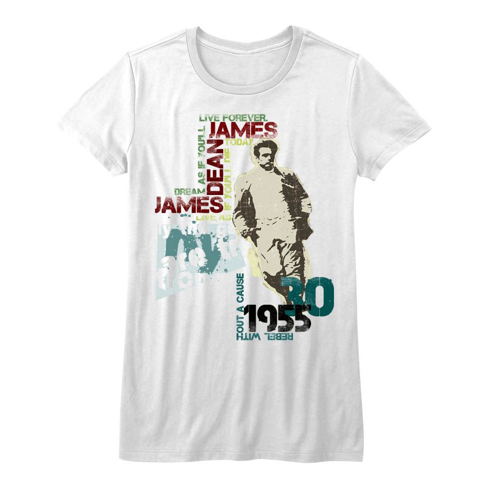 James Dean - DEAN TYPOGRAPHY Adult Shirt