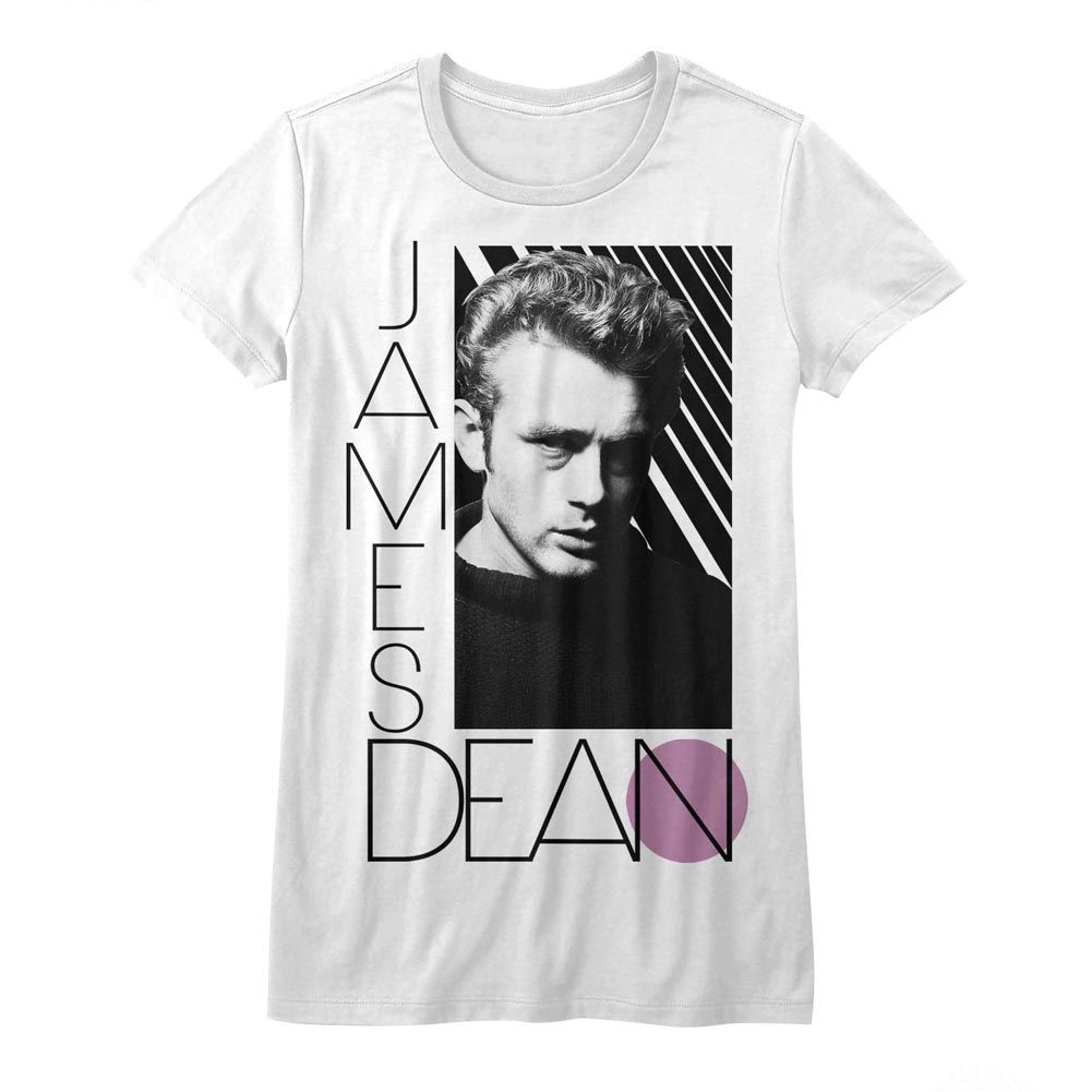 James Dean - OLD SKOOL WHT Adult Shirt