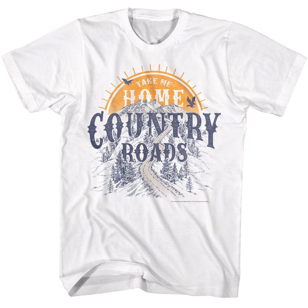 John Denver - JOHN DENVER TAKE ME HOME COUNTRY ROADS Adult Shirt