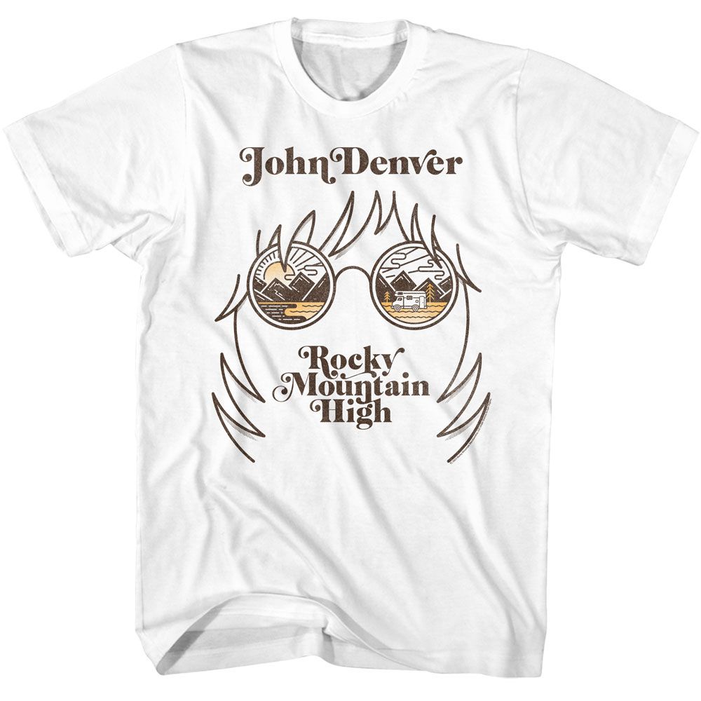 John Denver - JOHN DENVER LANDSCAPE GLASSES Adult Shirt
