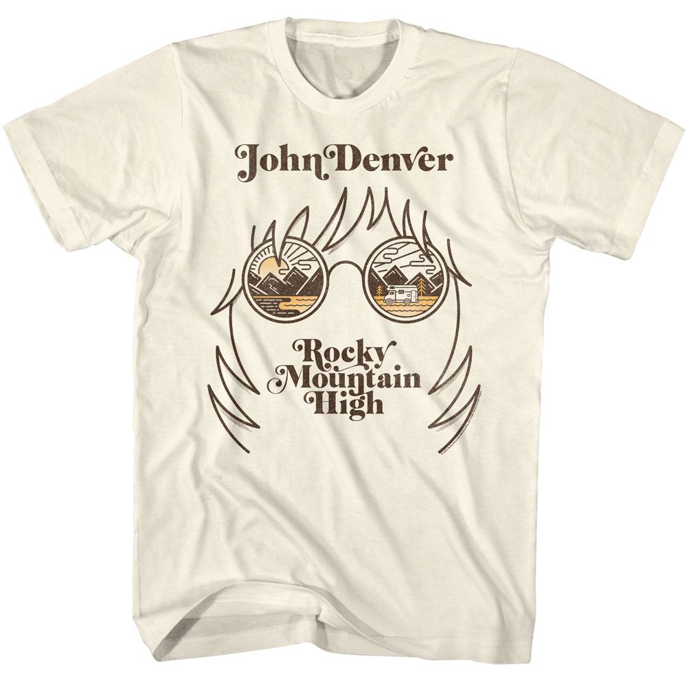 John Denver - JOHN DENVER LANDSCAPE GLASSES Adult Shirt