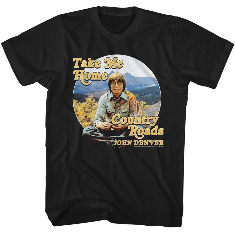 John Denver - JOHN DENVER CIRCLE MOUNTAIN RANGE Adult Shirt