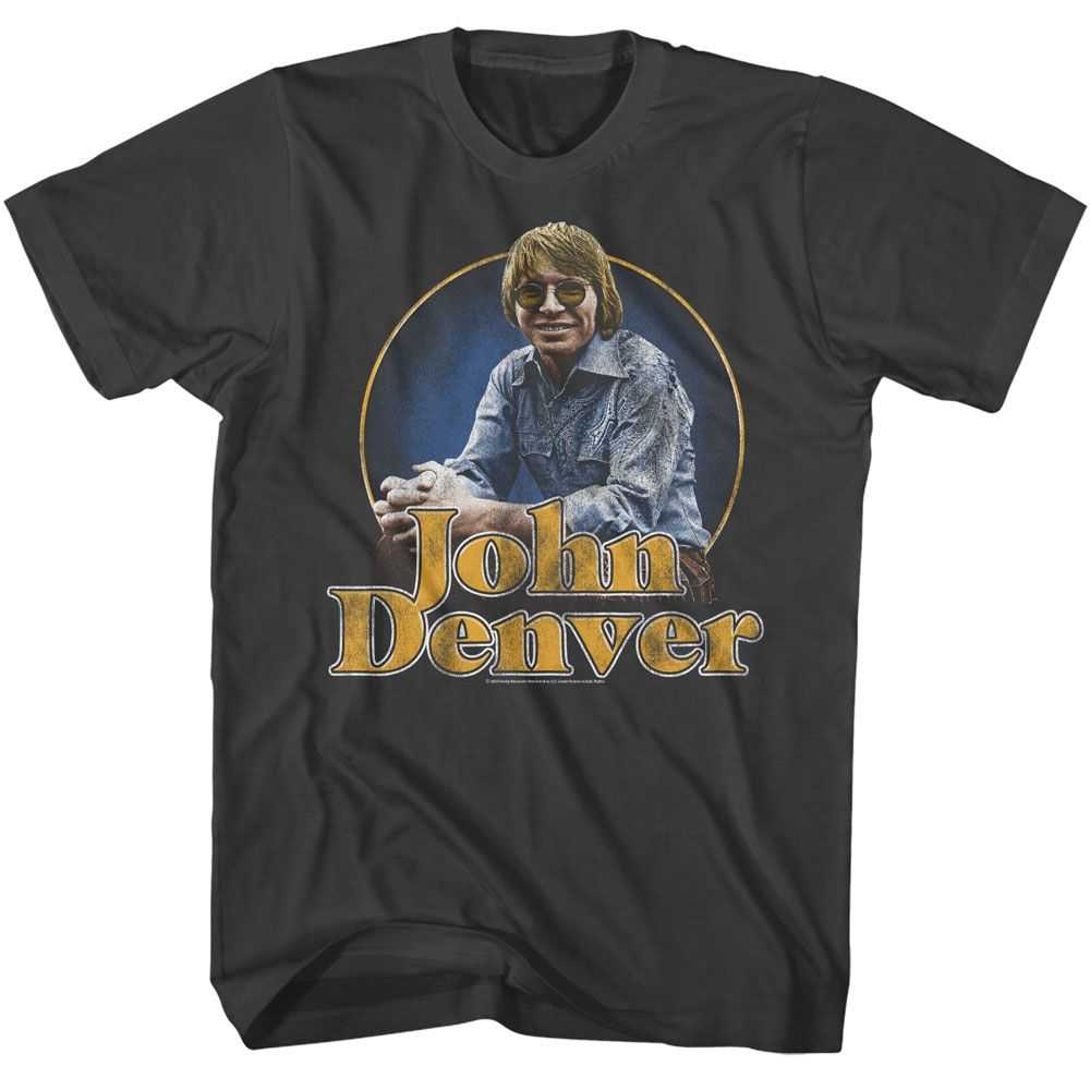 John Denver - JOHN DENVER SITTING PHOTO Adult Shirt