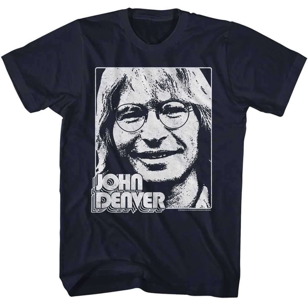 John Denver - JOHN DENVER SIMPLE FACE Adult Shirt