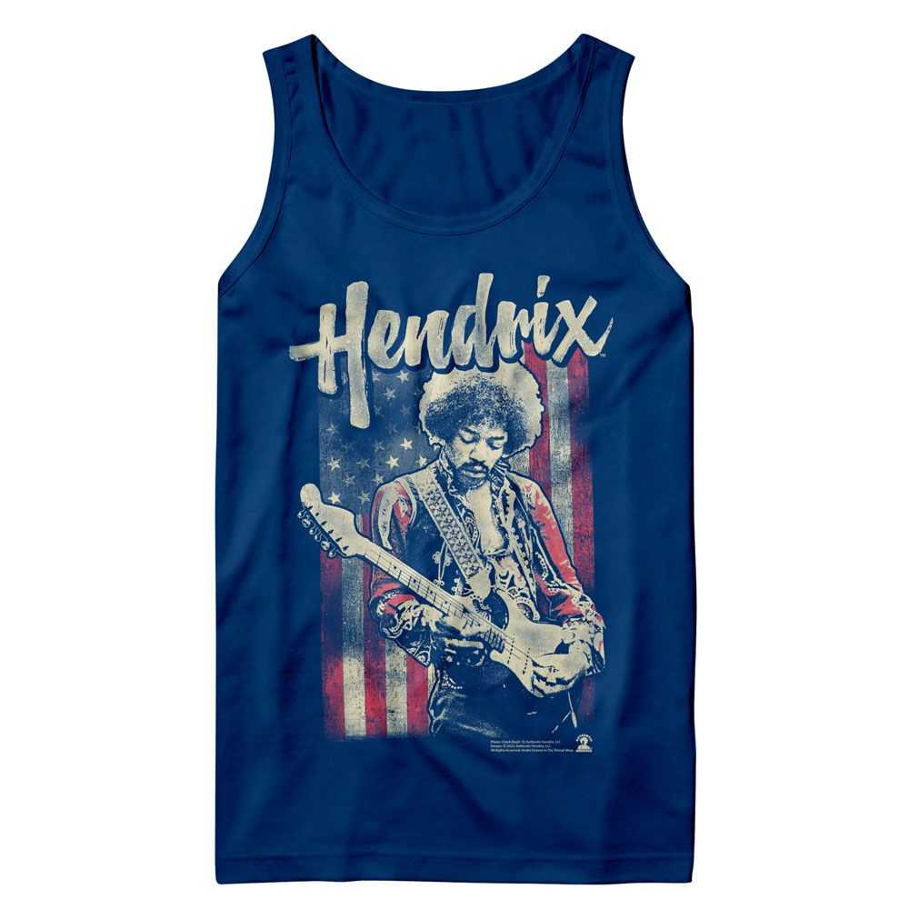 Jimi Hendrix - JIMI HENDRIX FLAG Adult Shirt