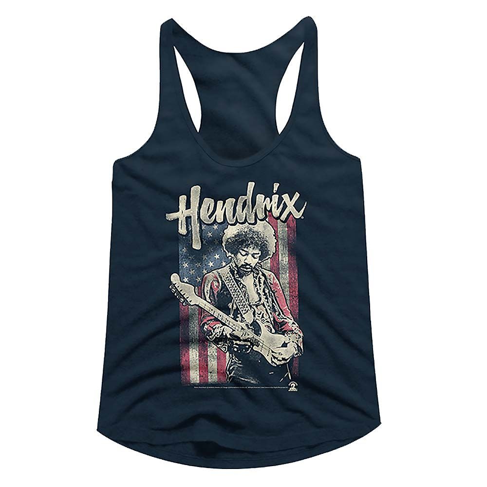Jimi Hendrix - FLAG HENDRIX Adult Shirt