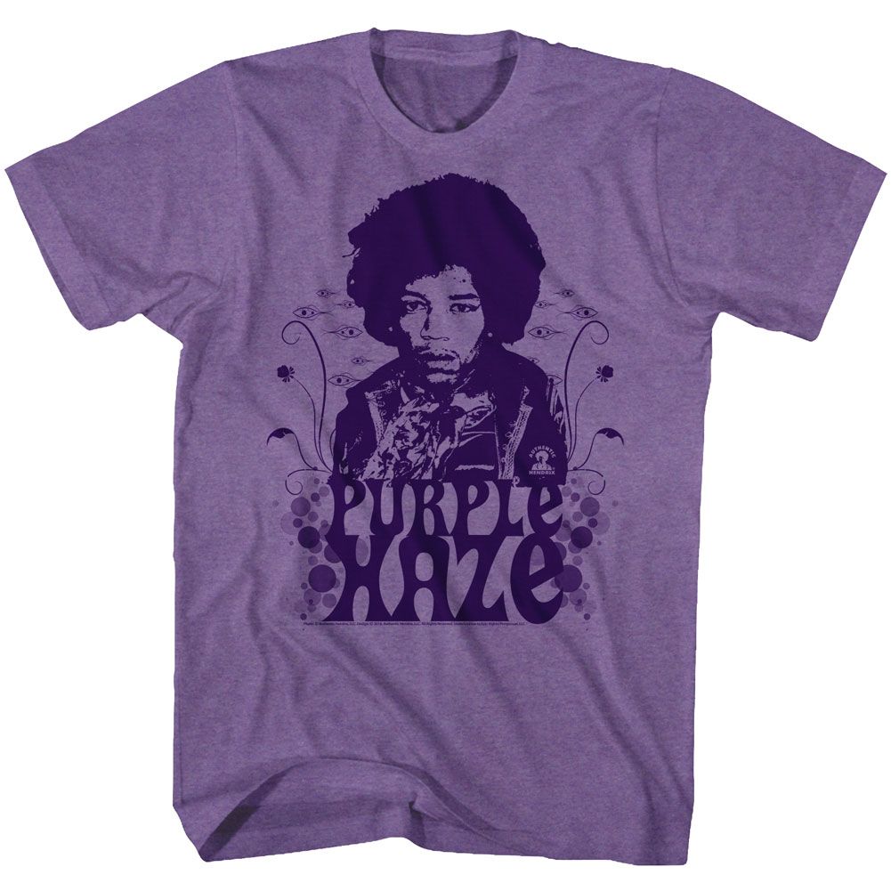 Jimi Hendrix - PURPLE HAZE Adult Shirt