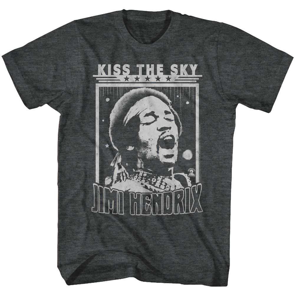 Jimi Hendrix - KISS THE SKY Adult Shirt