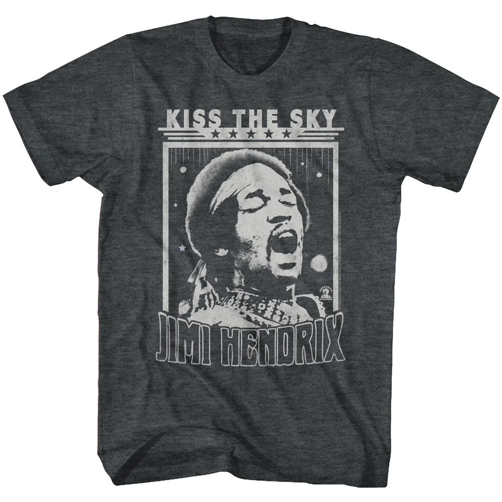Jimi Hendrix - KISS THE SKY Adult Shirt