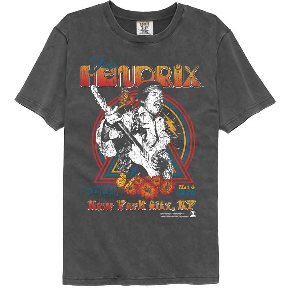 Jimi Hendrix - JIMI HENDRIX NEW YORK 1970 Adult Shirt