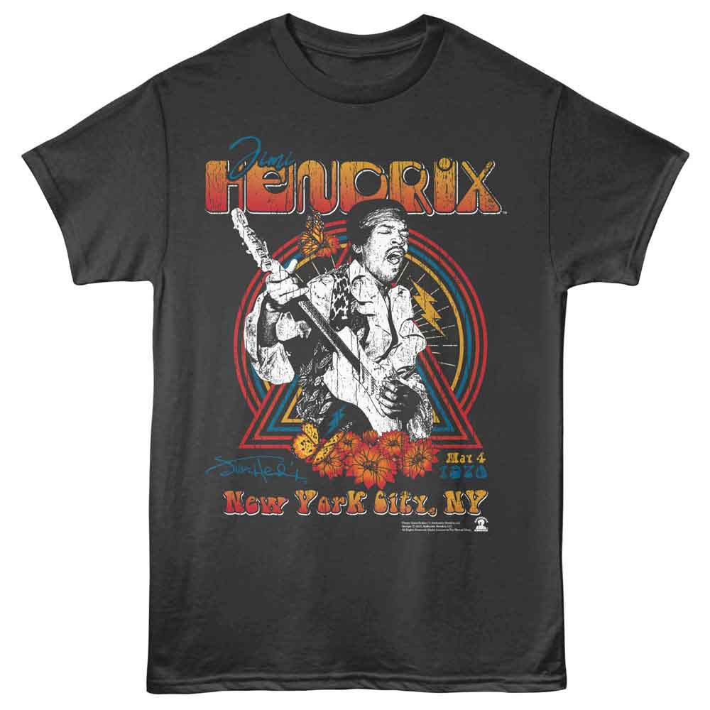 Jimi Hendrix - JIMI HENDRIX NEW YORK 1970 Adult Shirt