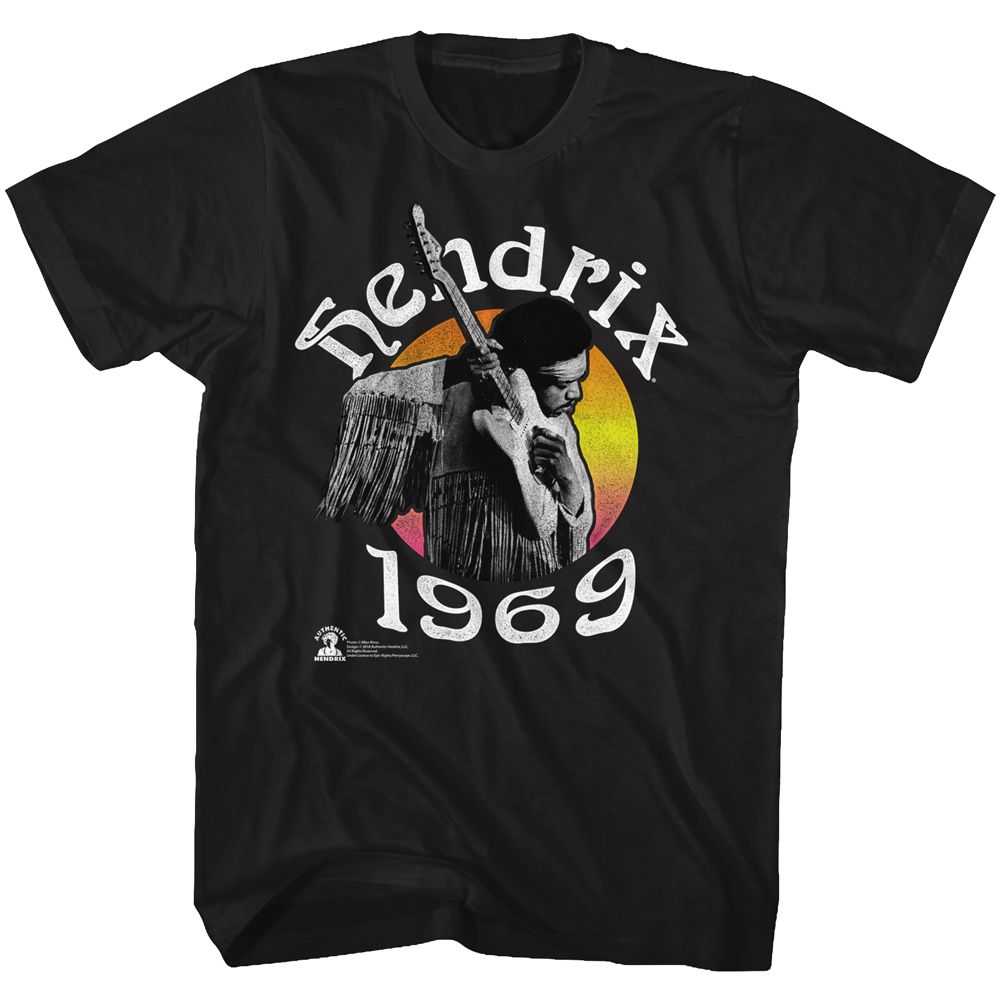 Jimi Hendrix - HENDRIX 69 Adult Shirt