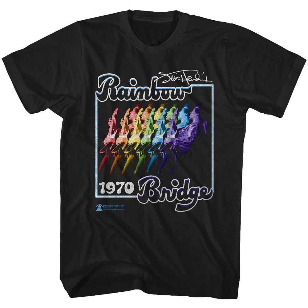 Jimi Hendrix - RAINBOW BRIDGE Adult Shirt
