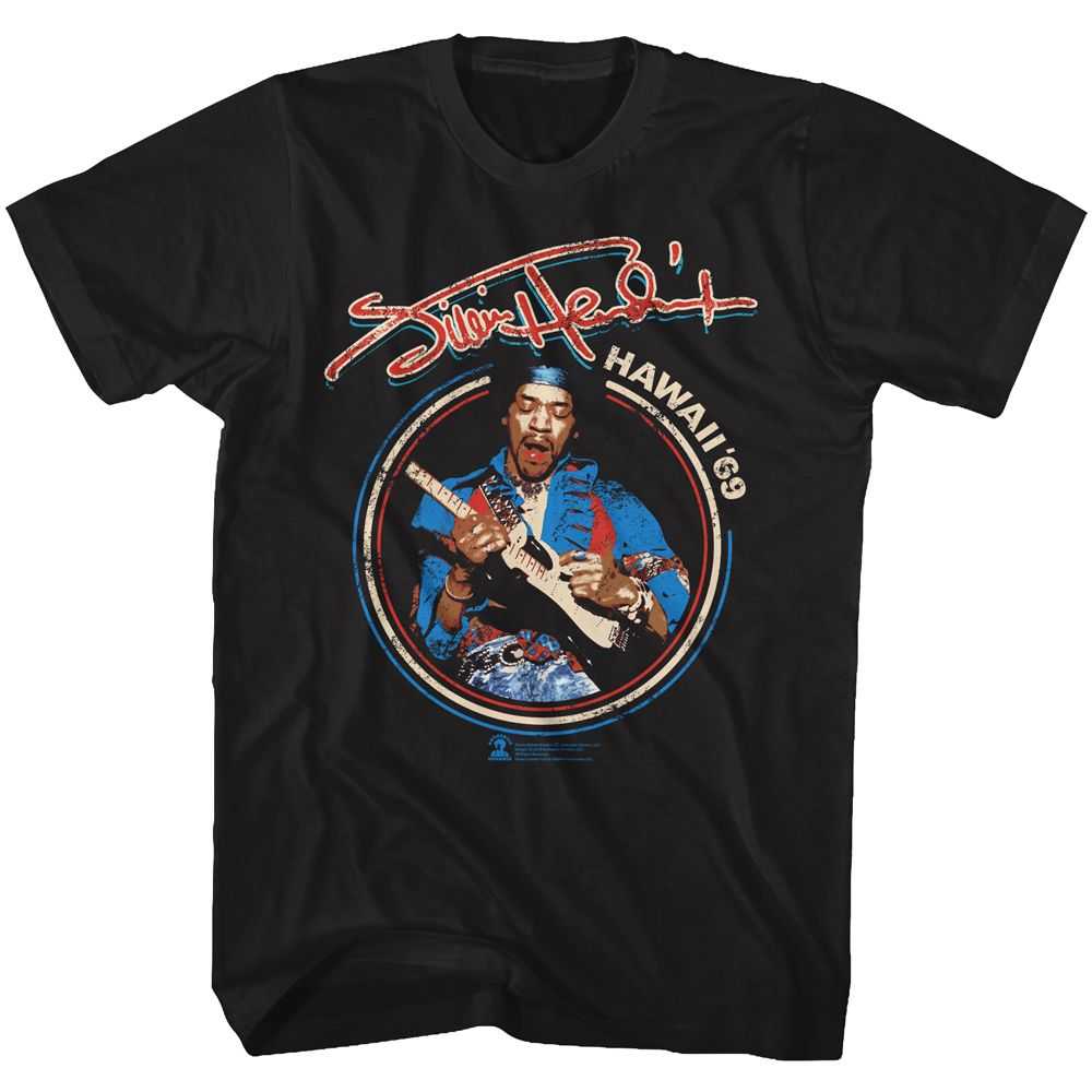 Jimi Hendrix - HAWAII 69 Adult Shirt