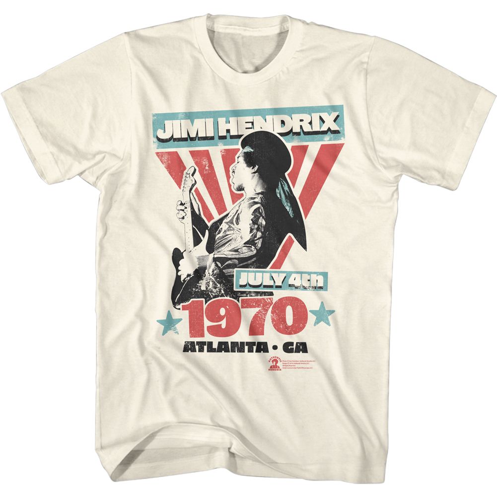Jimi Hendrix - ATLANTA Adult Shirt