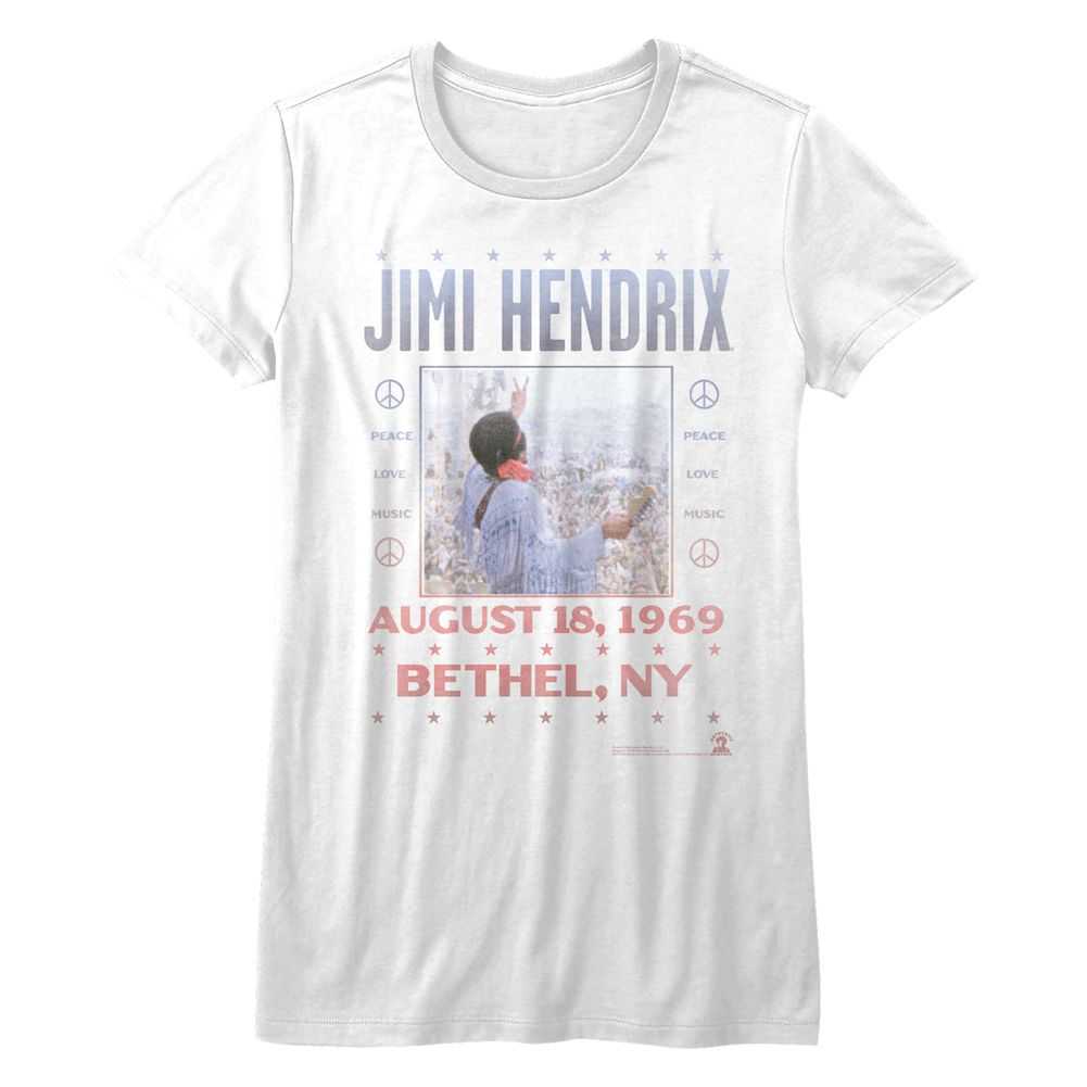 Jimi Hendrix - WOODSTOCK Adult Shirt
