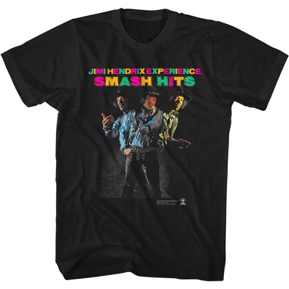 Jimi Hendrix - SMASH HITS Adult Shirt