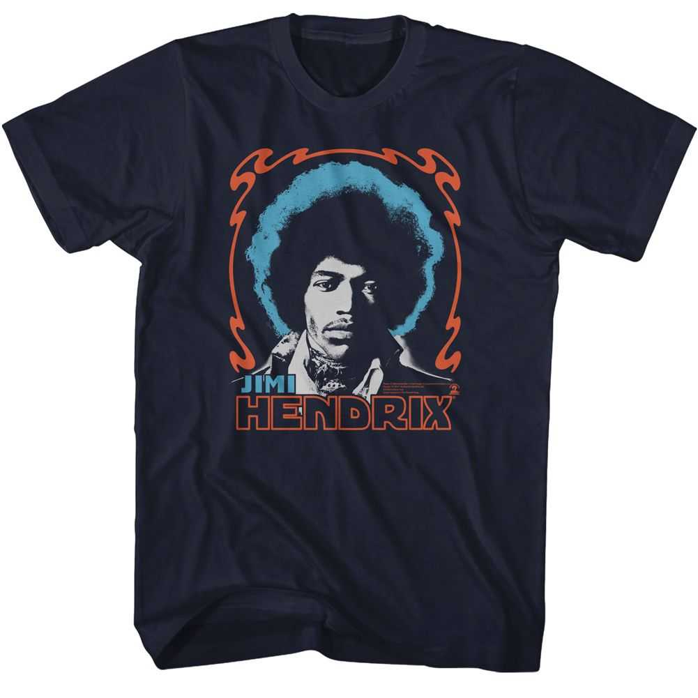 Jimi Hendrix - JIMI HENDRIX TRI COLOR JIMI Adult Shirt