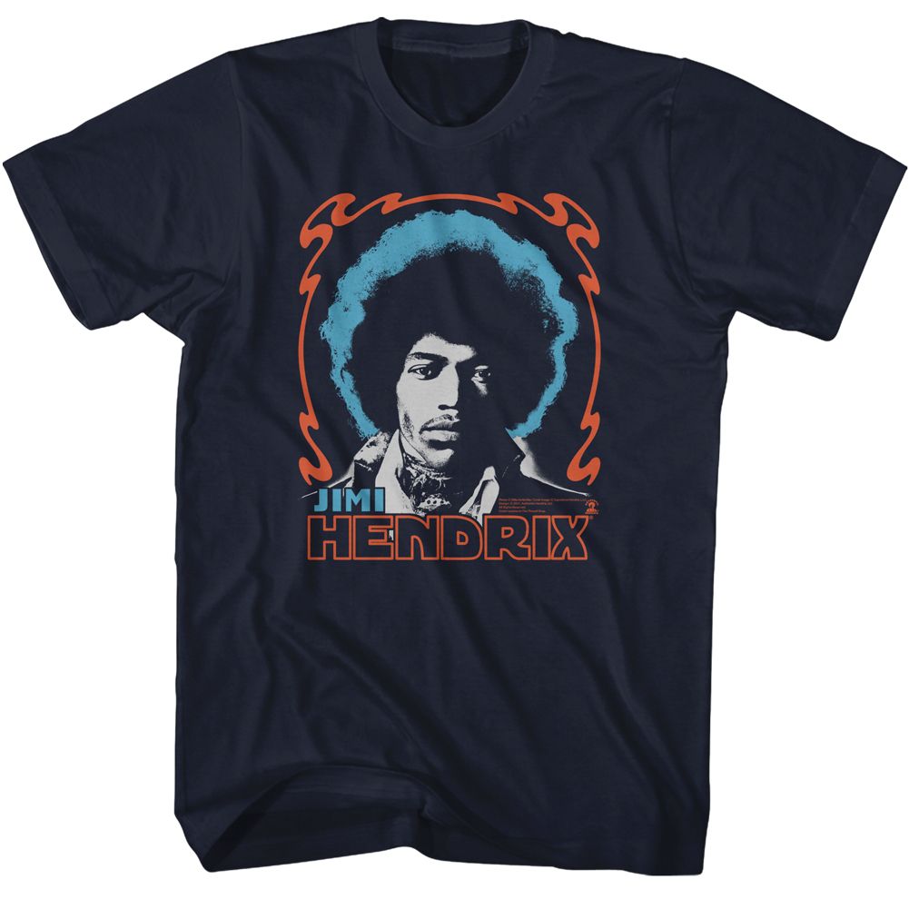 Jimi Hendrix - JIMI HENDRIX TRI COLOR JIMI Adult Shirt