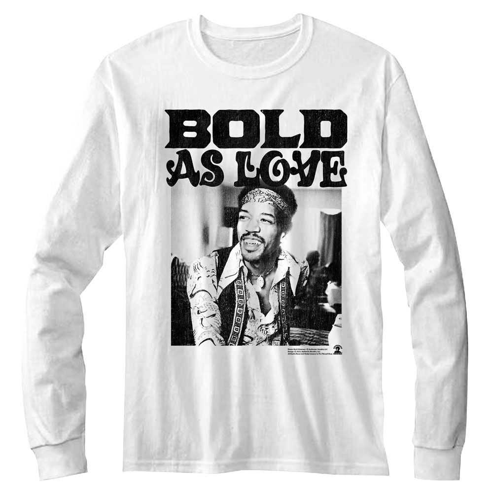 Jimi Hendrix - JIMI HENDRIX BOLD Adult Shirt