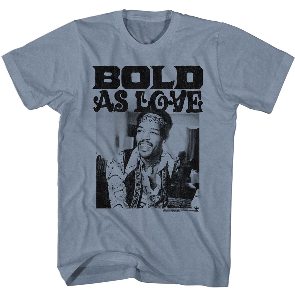 Jimi Hendrix - JIMI HENDRIX BOLD Adult Shirt