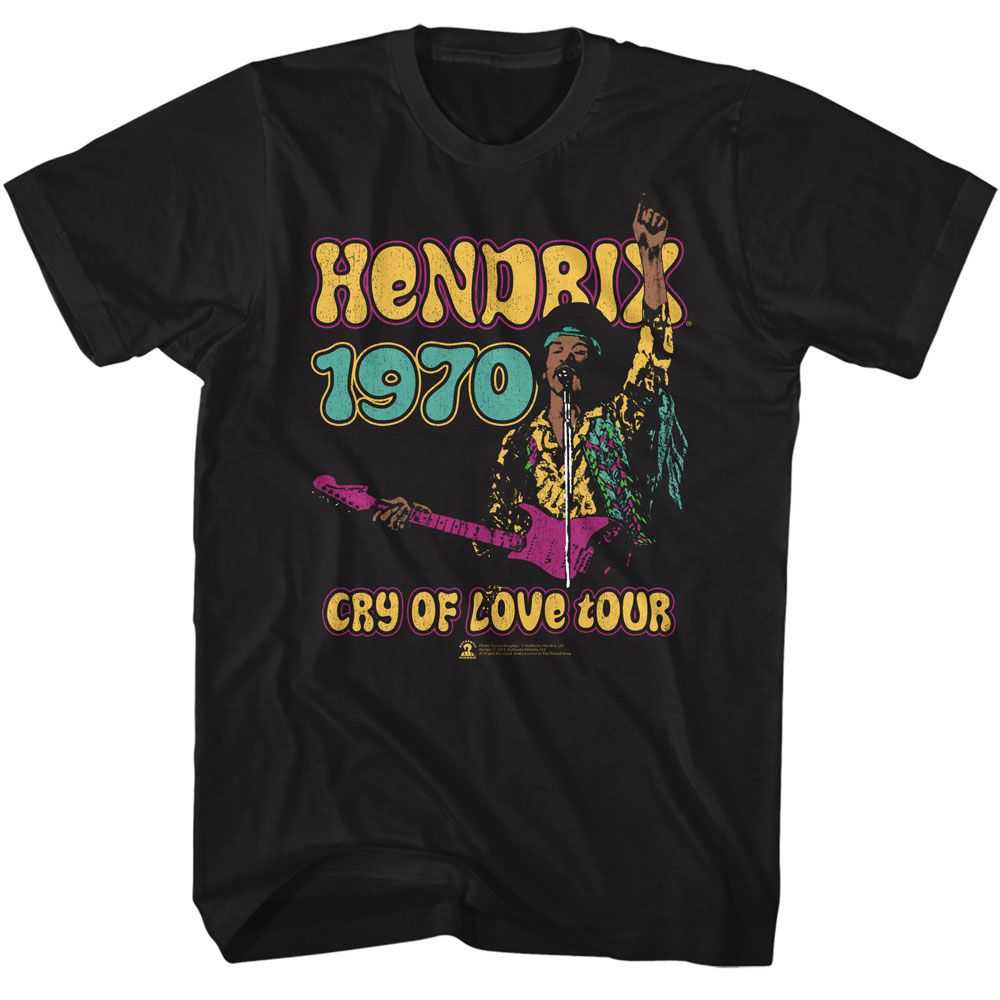 Jimi Hendrix - JIMI HENDRIX CRY OF LOVE TOUR Adult Shirt