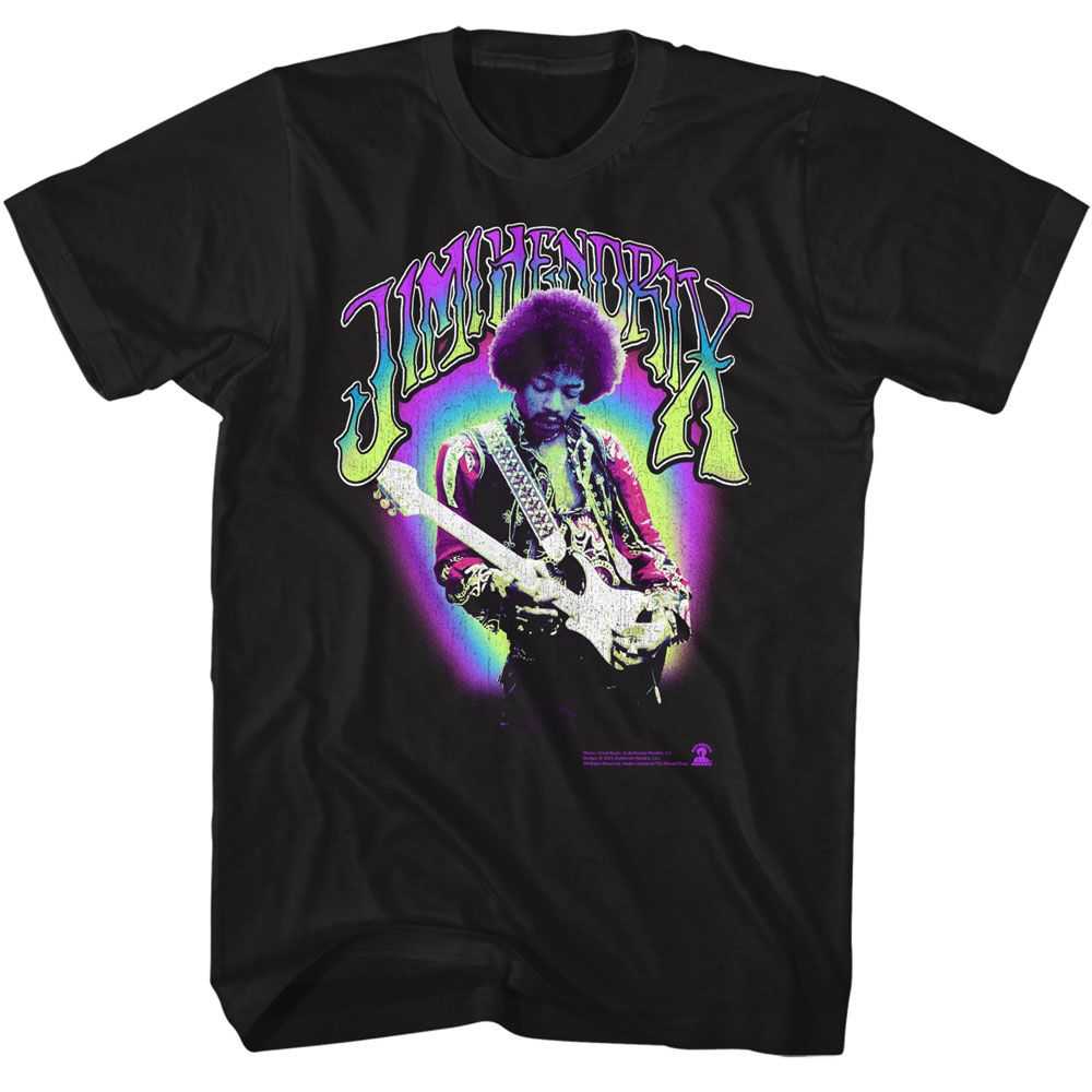 Jimi Hendrix - JIMI HENDRIX NEON JIMI Adult Shirt