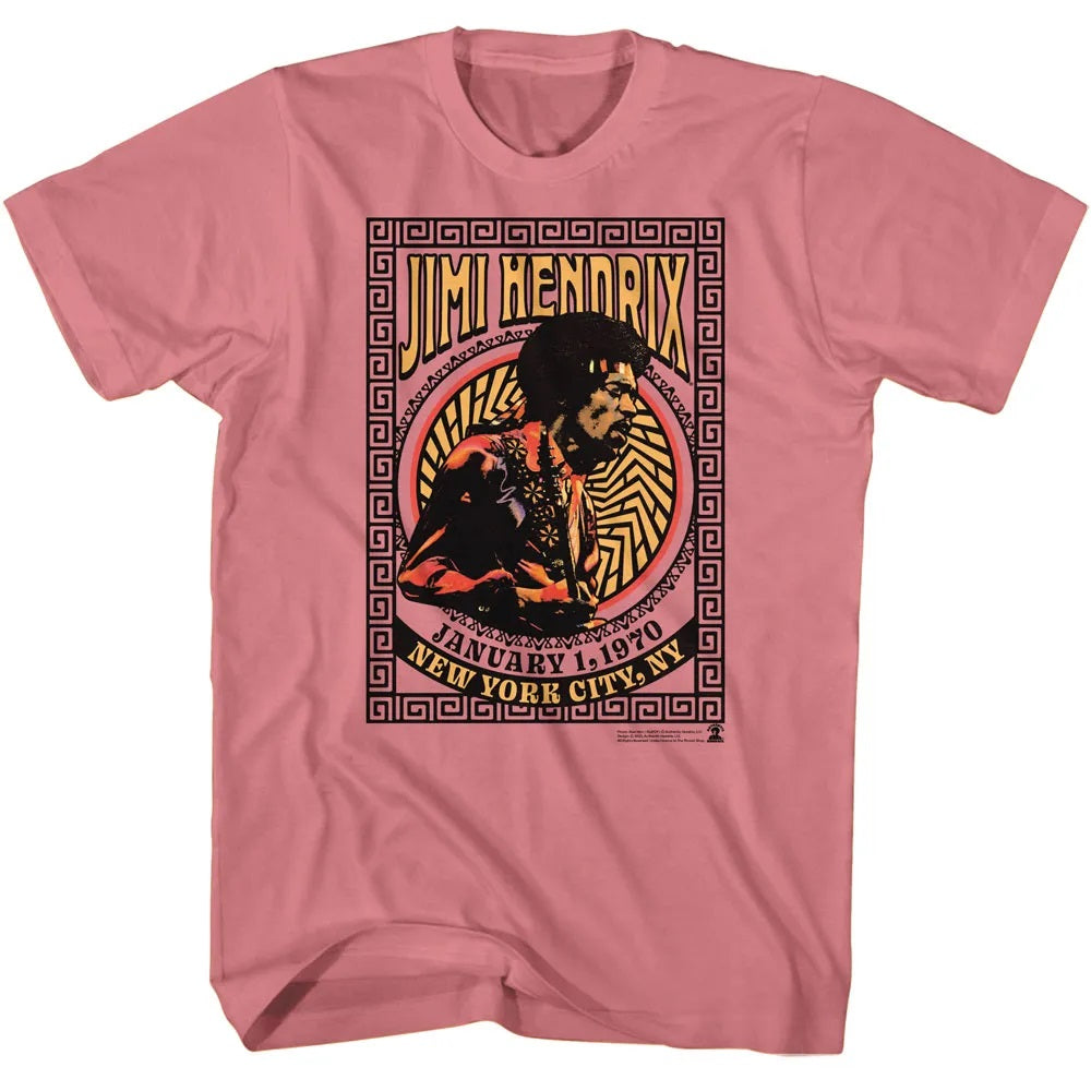 Jimi Hendrix - JIMI HENDRIX ELABORATE FRAME Adult Shirt