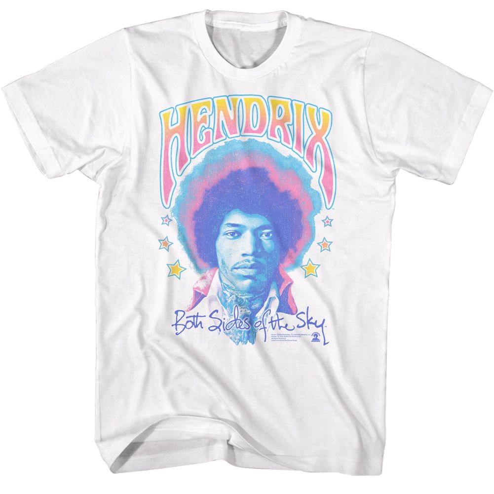 Jimi Hendrix - JIMI HENDRIX-PASTEL BOTH SIDES Adult Shirt