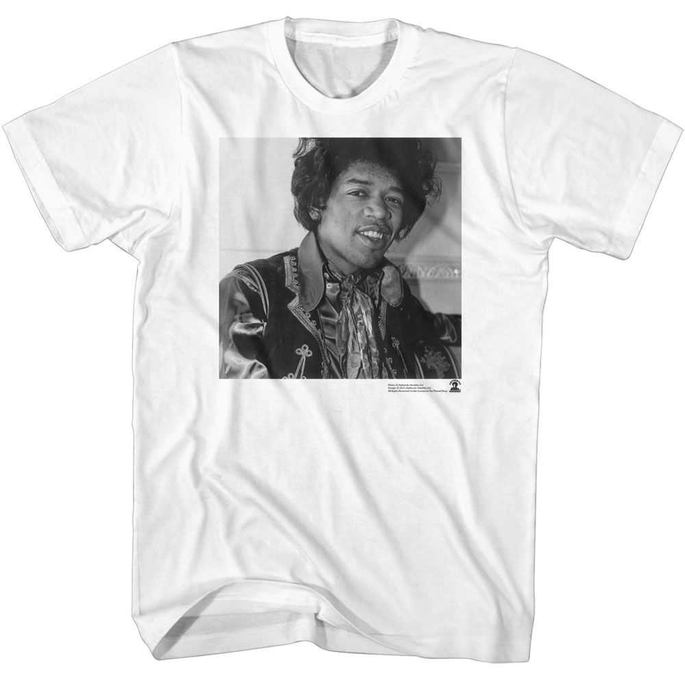 Jimi Hendrix - JIMI HENDRIX BW SMILIN Adult Shirt
