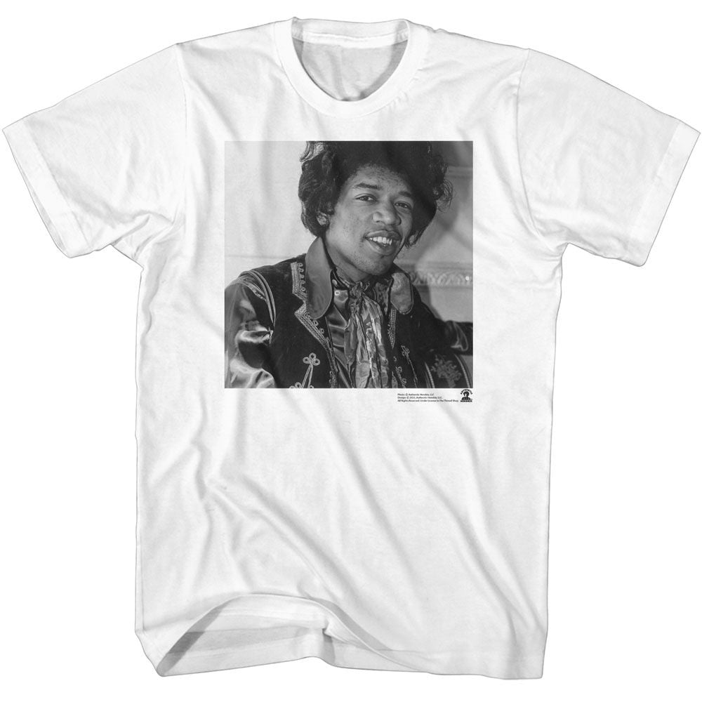 Jimi Hendrix - JIMI HENDRIX BW SMILIN Adult Shirt