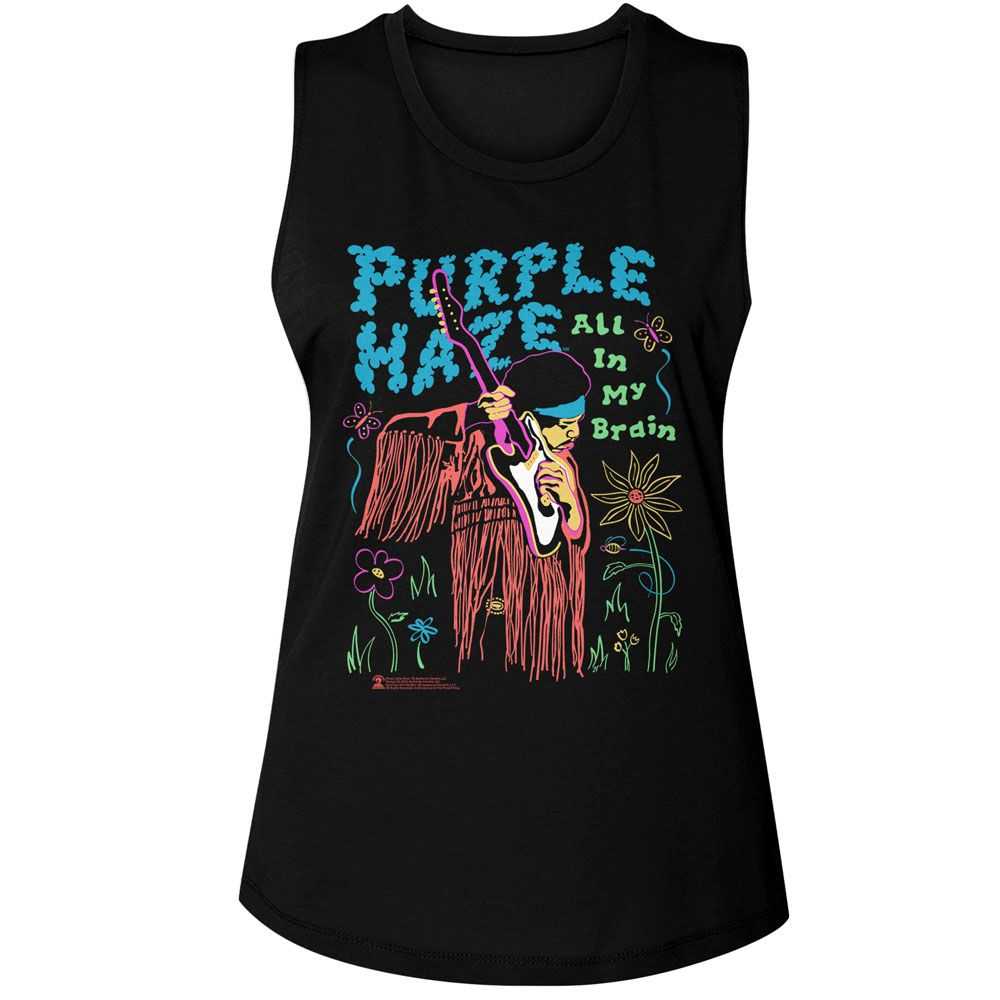 Jimi Hendrix - JIMI HENDRIX ALL IN MY BRAIN Adult Shirt