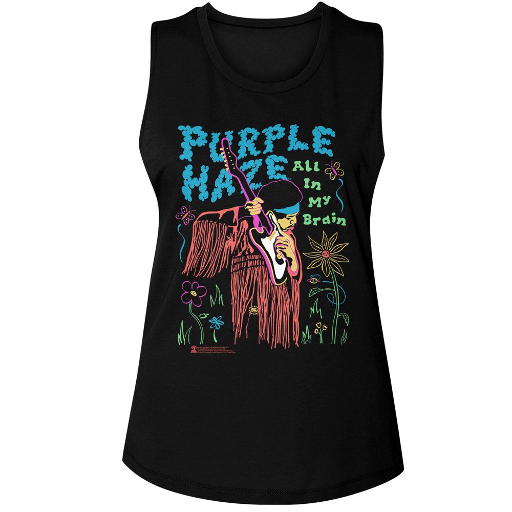 Jimi Hendrix - JIMI HENDRIX ALL IN MY BRAIN Adult Shirt