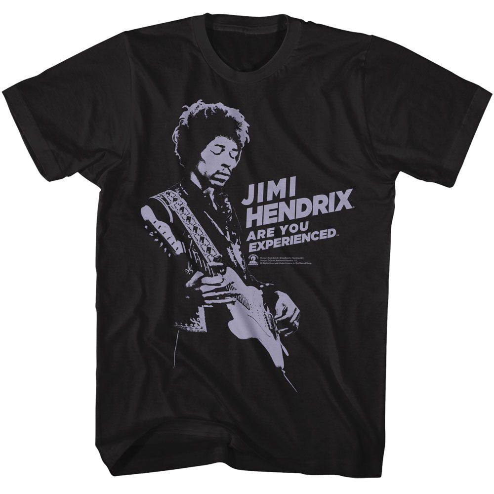 Jimi Hendrix - JIMI HENDRIX GUITAR SHADOW Adult Shirt